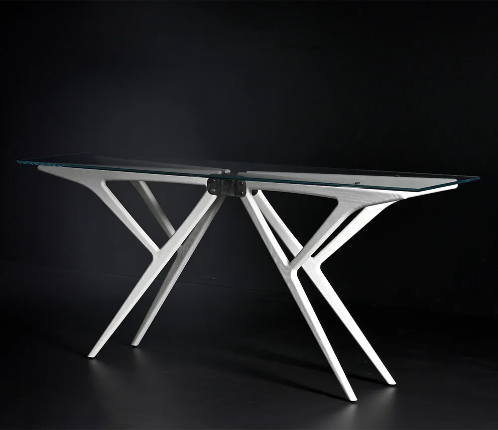 Modern bridge inspired console designed for AbnerHenry by Calvin Mai