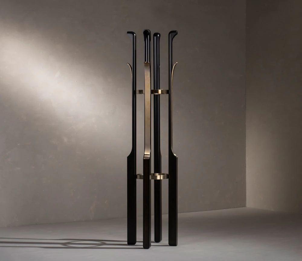 MET Corinthian columns inspired Coat Tree designed for MET x AbnerHenry by Calvin Mai