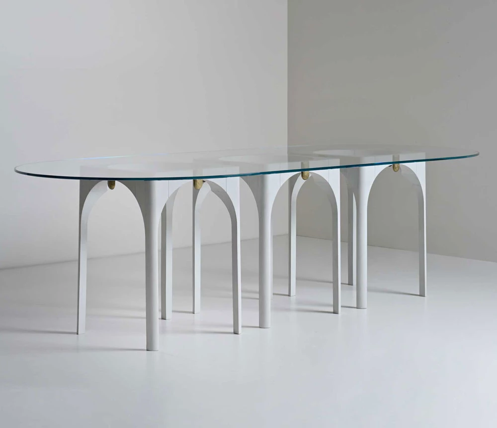 MET Arches inspired Dining Table designed for MET x AbnerHenry by Calvin Mai