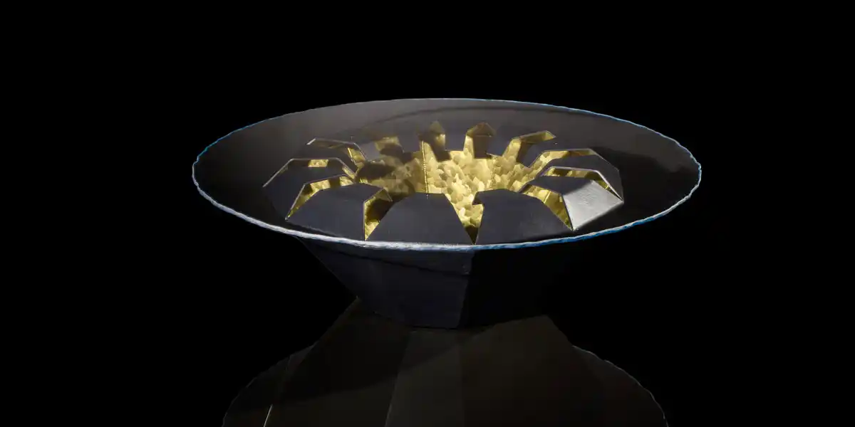 Sunflowers by Vangogh inspired cocktail table designed for MET x AbnerHenry by Calvin Mai